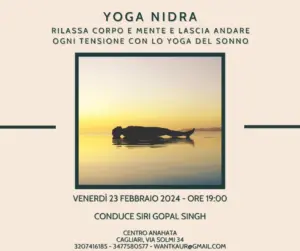 Yoga Nidra - l'arte del rilassamento consapevole - venerdì 23 Febbraio 2024